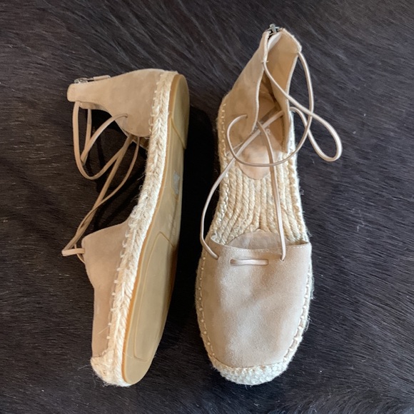 New Eileen Fisher Suede Espadrilles - Picture 2 of 3